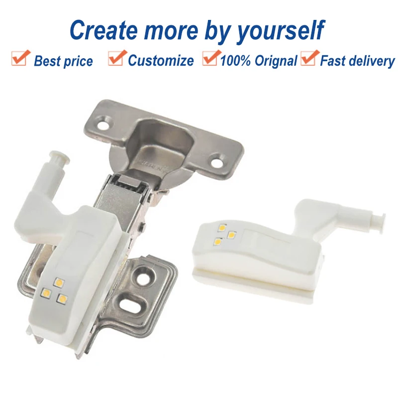 

10 шт., светодиодные сенсорные светильники для шкафа