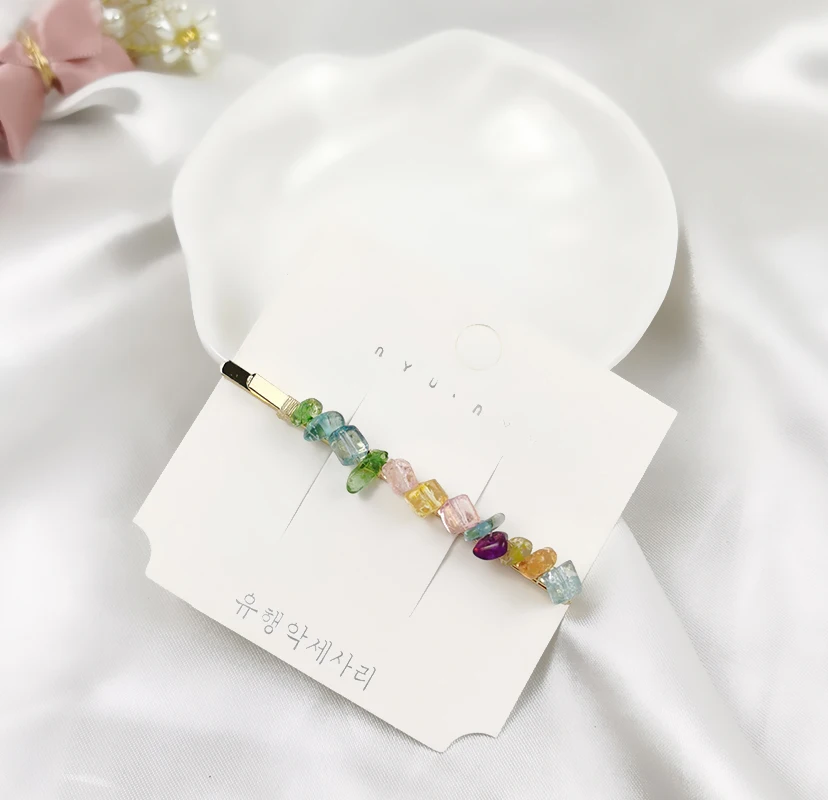 Маленький размер корейской версии шпильки для бурения воды Кристалл Тонкий Топ