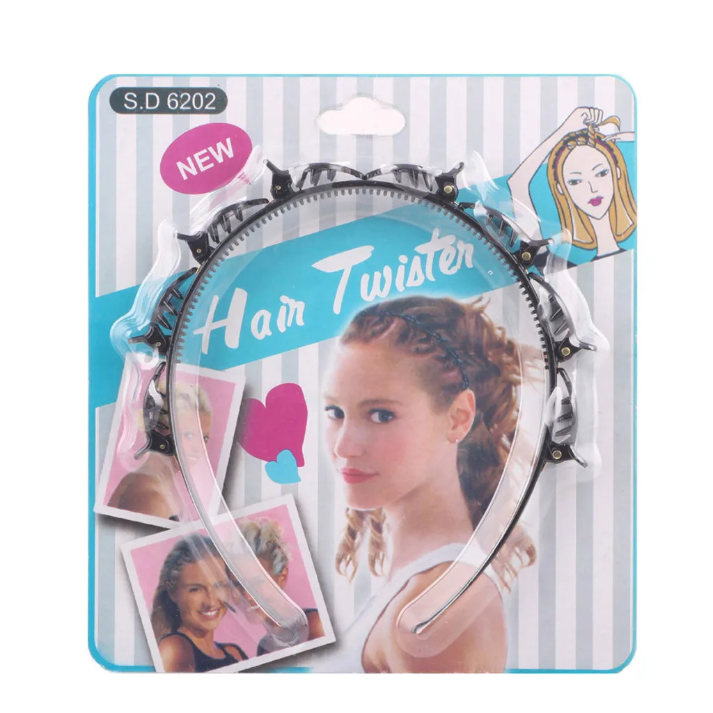 2020 новая двойная челка прическа шпилька обручи держатель украшение головной