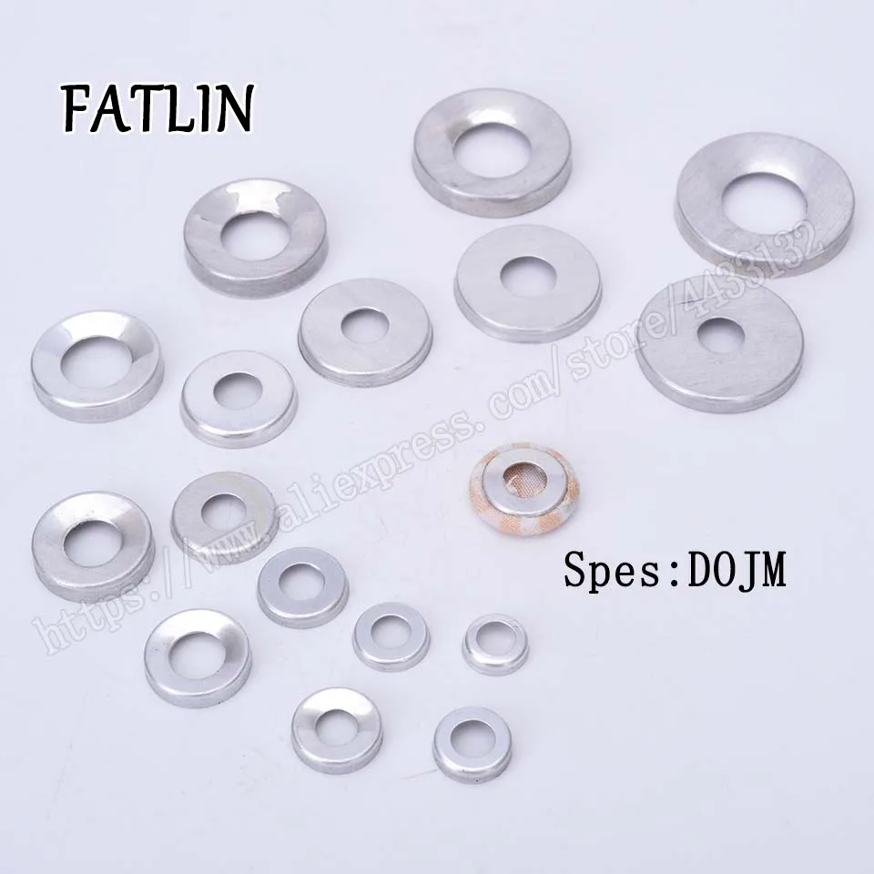 100 комплектов 18L 44L тканевые покрытые пуговицы покрытие плоская задняя сторона