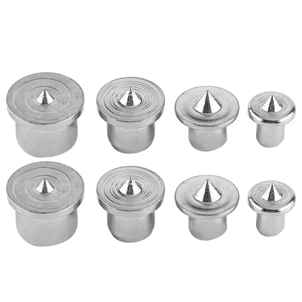 

16pcs/8 Pair Metal Dowel Pins Center Point Transfer Plugs Centre Woodworking Too