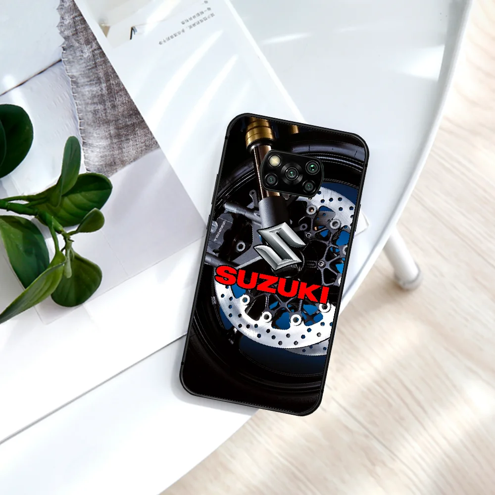 

Suzuki Gsxr Gsx R Phone Case For Xiaomi Mi Note 10 A3 9 MAX 3 A2 8 9 Lite Pro Ultra black Coque Soft Cover 3D Prime Painting