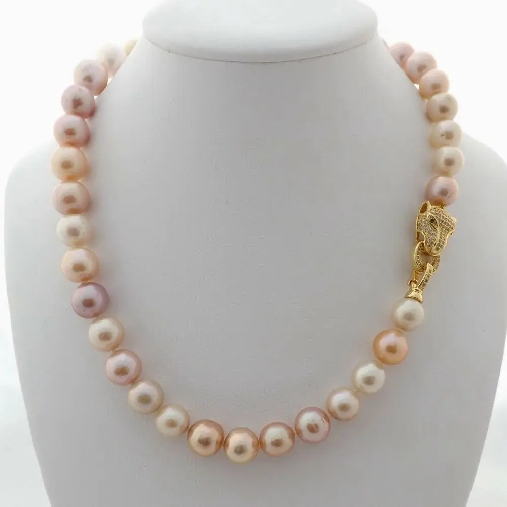 Разноцветное жемчужное ожерелье Эдисона реборн Кеши 10 мм-12 мм | Украшения и