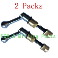 2pcs milling machine cnc table lock handle 516 brass sleeve vertical mill for bridgeport mill part b148b153
