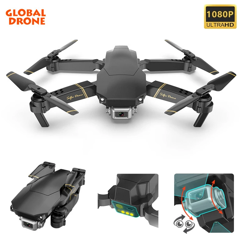 Global Drone EXA складной Радиоуправляемый Дрон с камерой HD 1080P Мини-Квадрокоптер с высокой фиксацией вертолет Квадрокоптер Дрон VS E58 E520