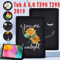 tablets case for samsung galaxy tab a t290 t295 2019 8 0 inch pu leather protective case free stylus