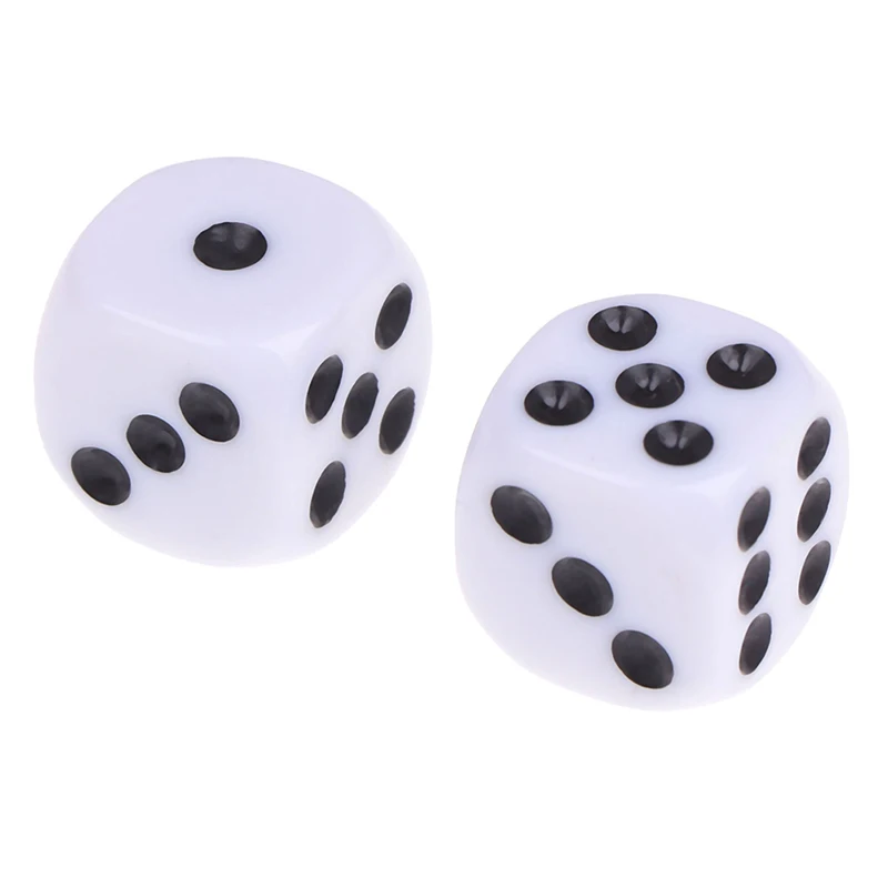 

2PCS Magic Tricks Fun Magic Street Close Up Stage Accessories Russian Dice Deluxe Forcing Dice Illusion Mental