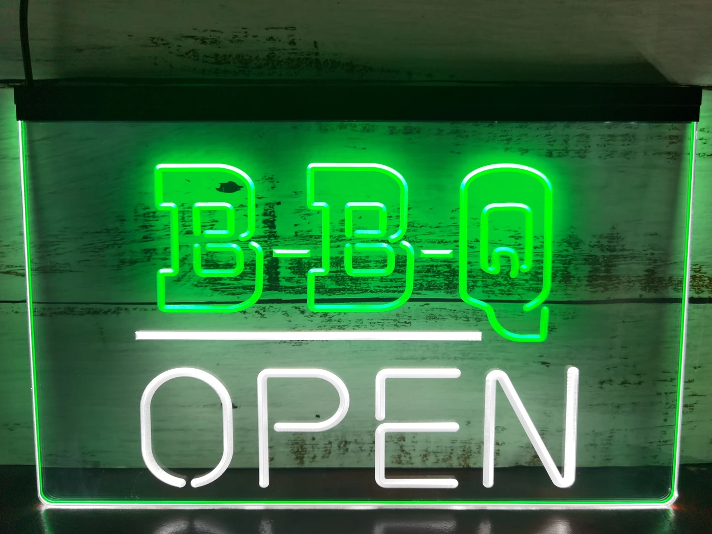 

SS155 BBQ Open Display Dual Color LED Neon Sign
