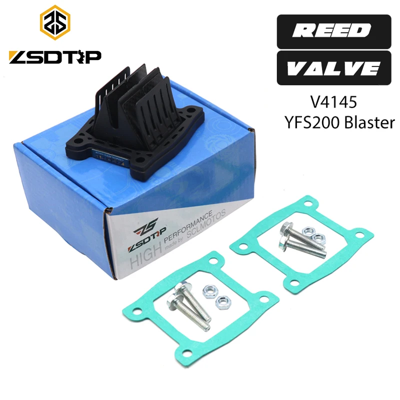 

Впускной тростниковый клапан ZSDTRP из углеродного волокна для Yamaha YFS200 Blaster 1988-2006, впускной тростниковый клапан для мотоцикла V4145