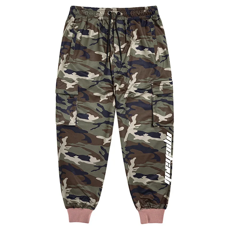 

Plus Size 7XL 6XL 5XL XXXXL slim feet pants Harlan beam feet multi-pocket trousers men men's camouflage overalls men's casual