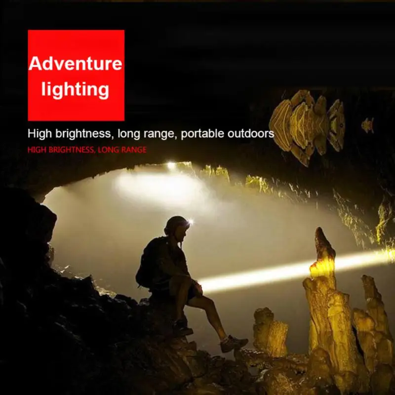 Led flashlight Ultra Bright torch T6 Camping light 4 switch Mode waterproof Zoomable Bicycle Light use 18650 battery | Спорт и