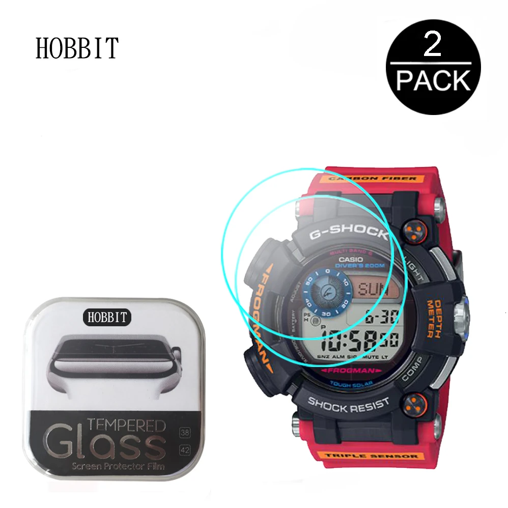 Закаленное стекло 2.5D для Casio 2 шт. прозрачное защитное экрана с защитой от солнца и