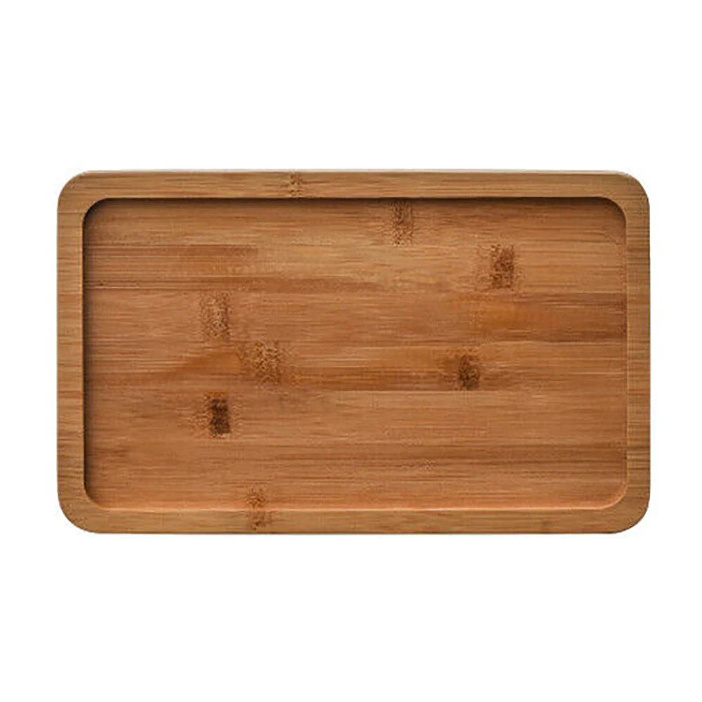 Небольшой Плоский Поднос из натурального бамбука Kungfu поднос для подачи чая
