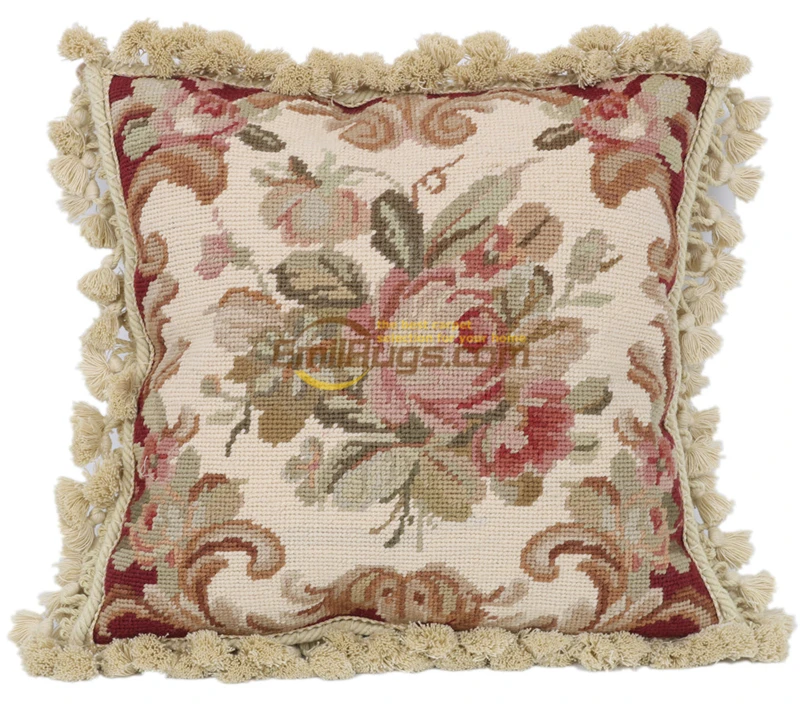 19 французский кантри Chicshabby Винтаж рукодельный Диван Декоративные шерстяные