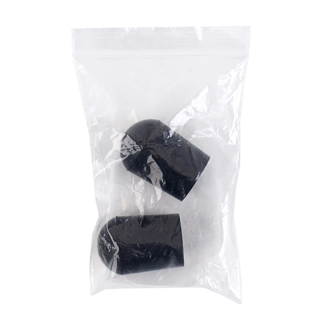 

Pack Of 2 Black Durable Cello Tail Column Foot Mount Pad Instrument Accs