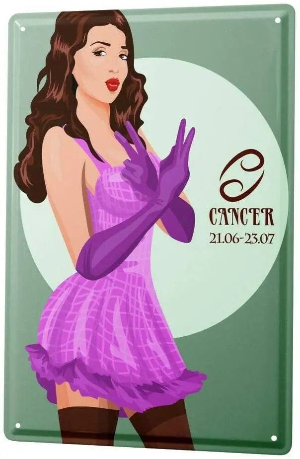 

Eugene Tin Sign Nostalgic Cancer Vintage Signs Metal Sign