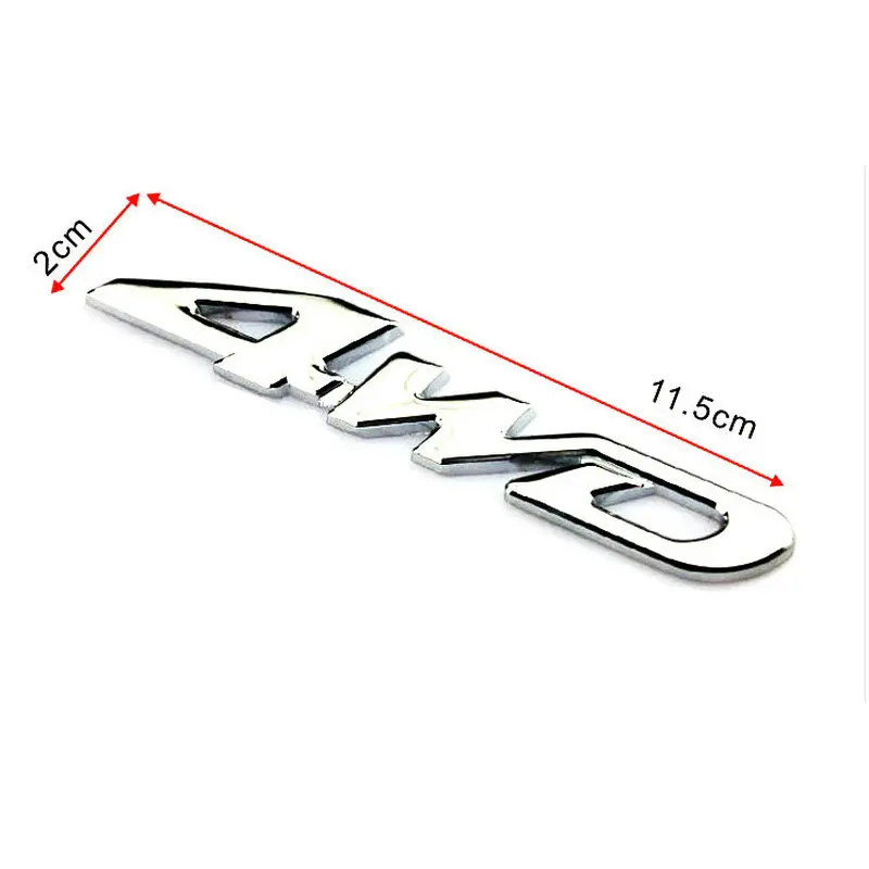 Автомобильный Стайлинг автомобиля 4WD металлический значок 3d Наклейка