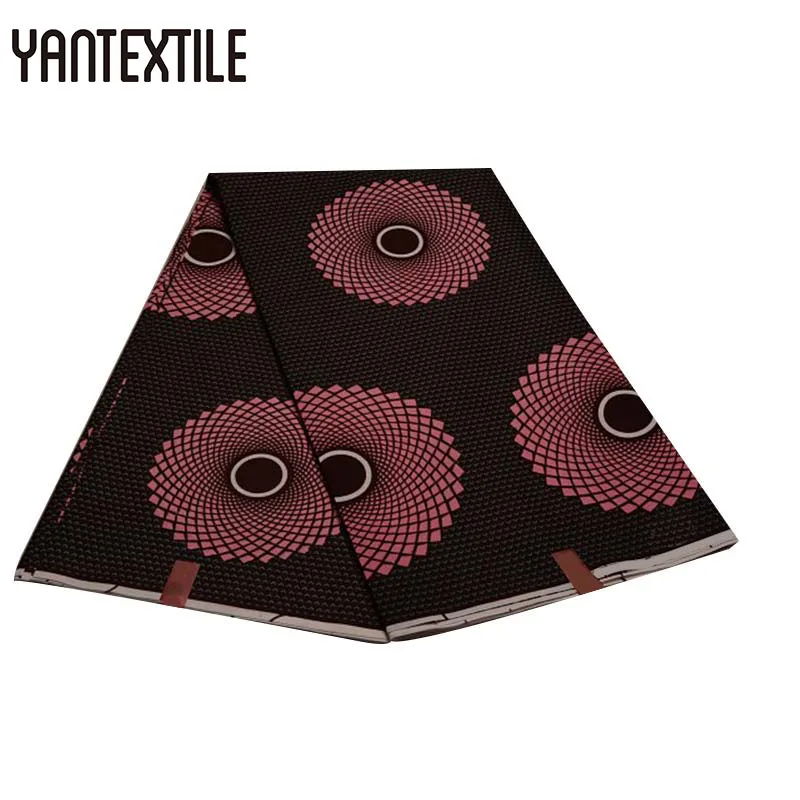 19030000 YANTEXTILE новая Анкара ткань Африканский Голландский Воск Принт Tissu Africain 3 ярдов настоящий воск Африканский батик ткань для свадебного платья - Цвет: 19030000