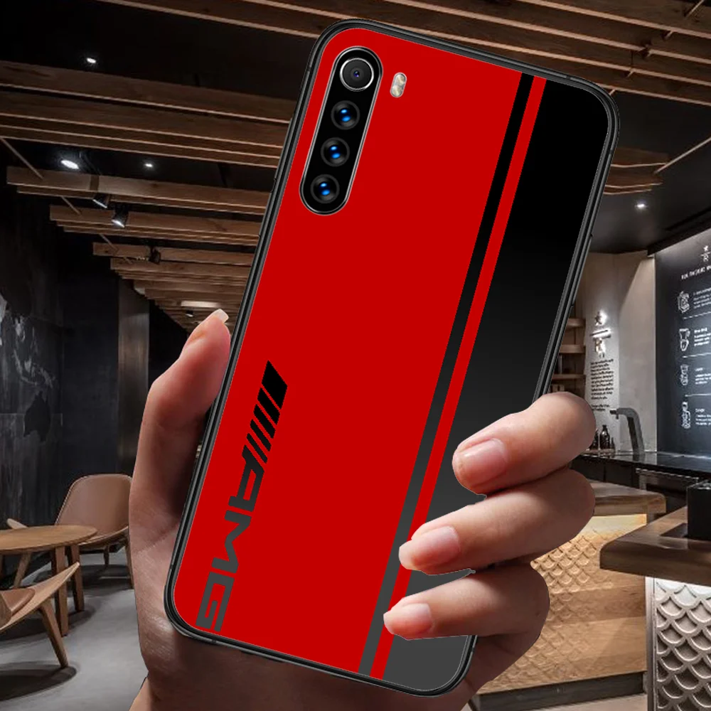 

Luxury and fashion car brand Phone Case For Xiaomi Redmi Note 7 8 8T 9 9S 4X 7 7A 9A K30 Pro Ultra black Etui Painting Bumper