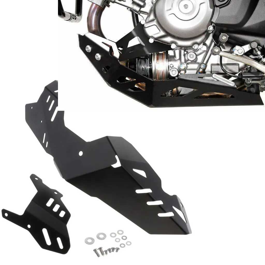 

Защита двигателя мотоцикла Bash, противоскользящая пластина, замена для Suzuki V-дополнительный 650 650XT 2017-2019 (черный)