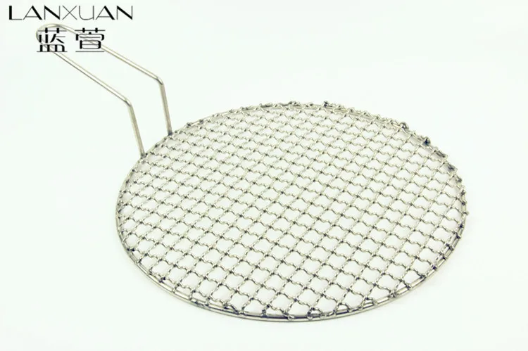 

Korean Round Outdoors BBQ Grill Tools Stainless Steel Barbecue Bakery Tools Cooking Accessories Barbacoa Camping Supplies ED50SK