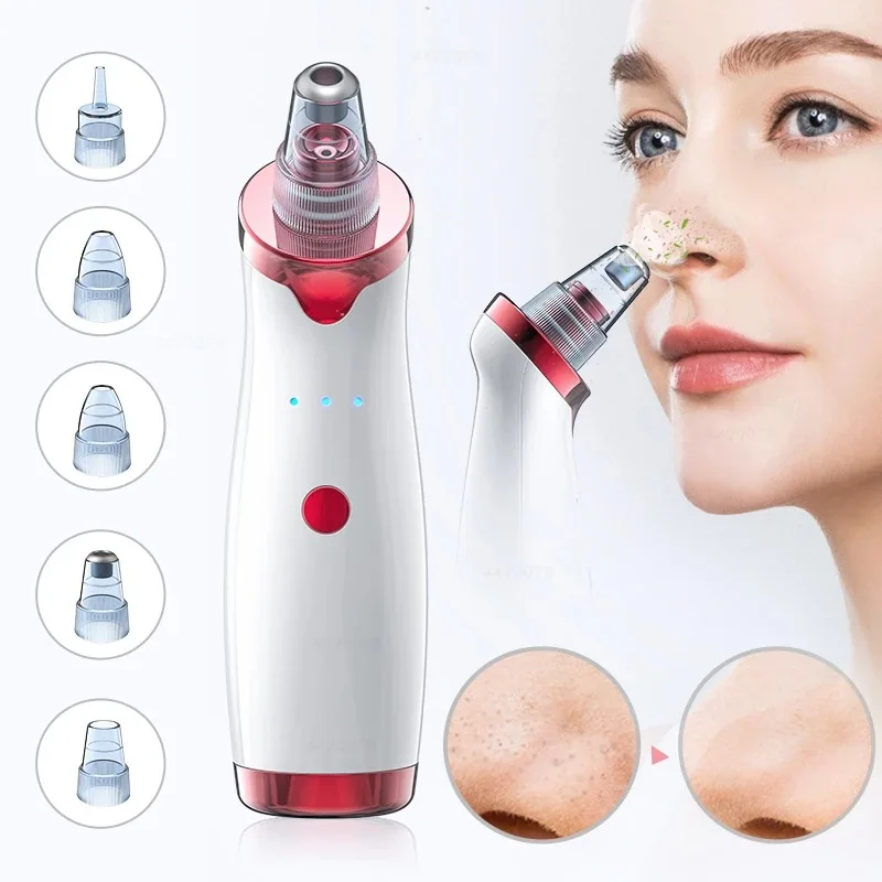 

Blackhead Remover Face Deep Nose Cleaner T Zone Pore Acne Pimple Black Point Vacuum Cleaner Black Spots Pore Cleaner Tool