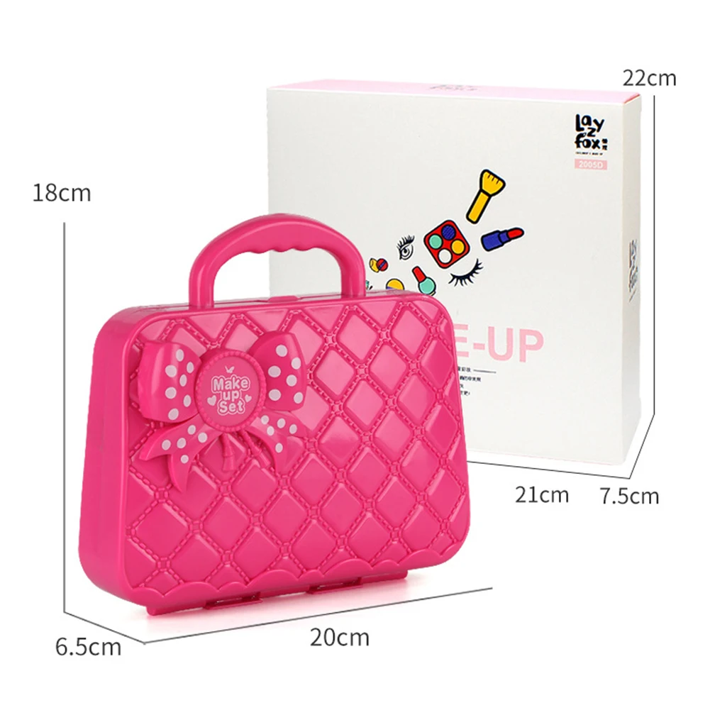 

Kids Makeup Set Safe Washable Kids Makeup Set Princess Cosmetics Make up set For Girls Box Princess Beauty Pretend Toys For Girl