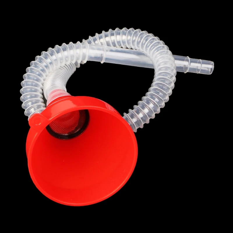 Universal Motor Truck Vehicle Plastic Fill Funnel Soft Pipe Petrol Tube Diesel |