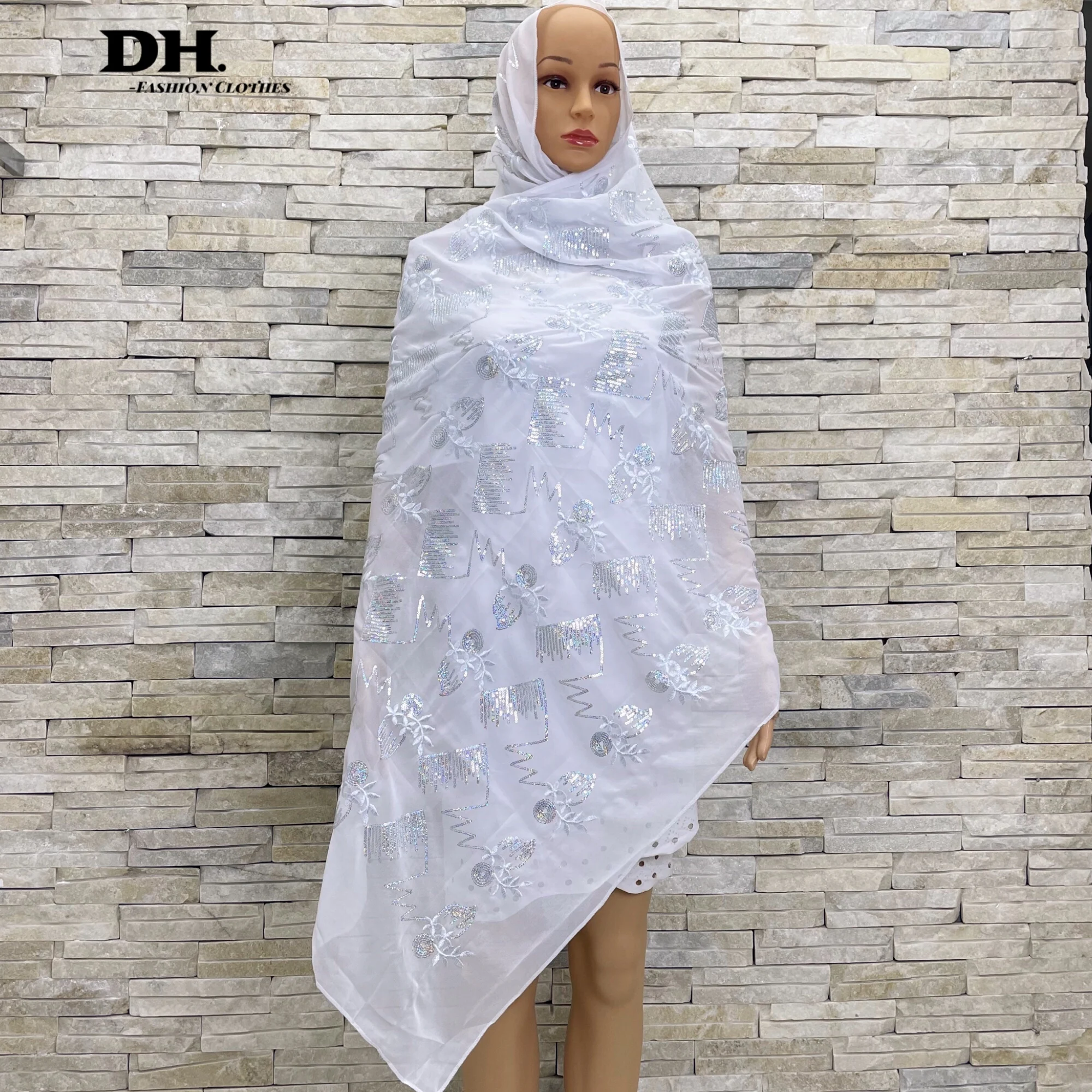 Мусульманский женский хиджаб Африканский шарф высококачественные мягкие