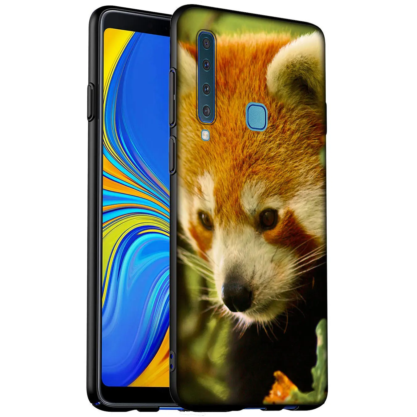 Милый Маленький Енот мягкий силиконовый чехол для телефона Samsung Galaxy A6 A7 A8 A9 2018 A3 A5