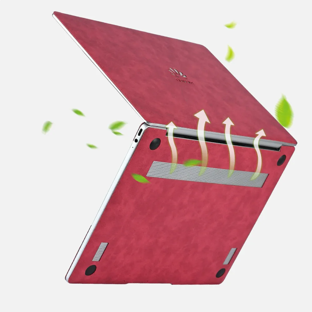 кожаный стикер для ноутбука hu