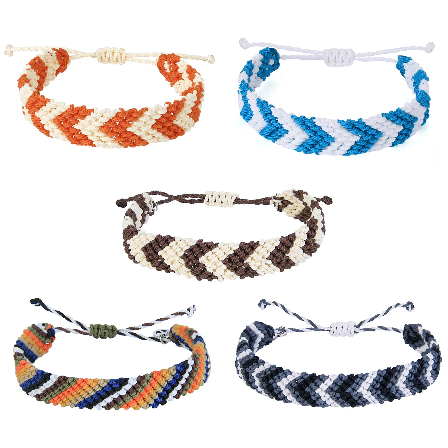 

KELITCH Waterproof Hand Accessories Bracelets Rope Simple Women Handmade Jewelry Gift Moldavite