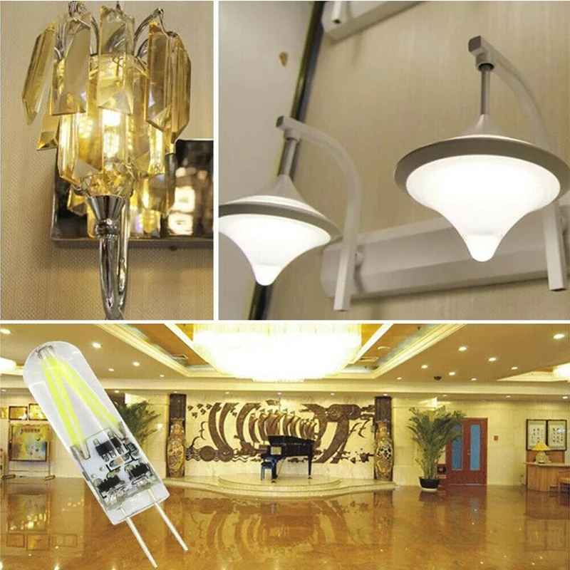 

HoneyFly 10pcs G4 Mini LED Lamp 12V 3W COB Oven Lamp Clear Crystal Warm White Cold White For Indoor Commercial