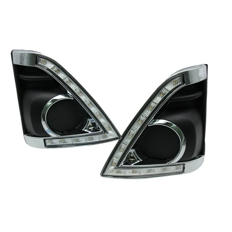 

LED fluorescent fog lamp, 2, applicable to 2014-2015 For Toyota Yaris dazzling, with yellow light