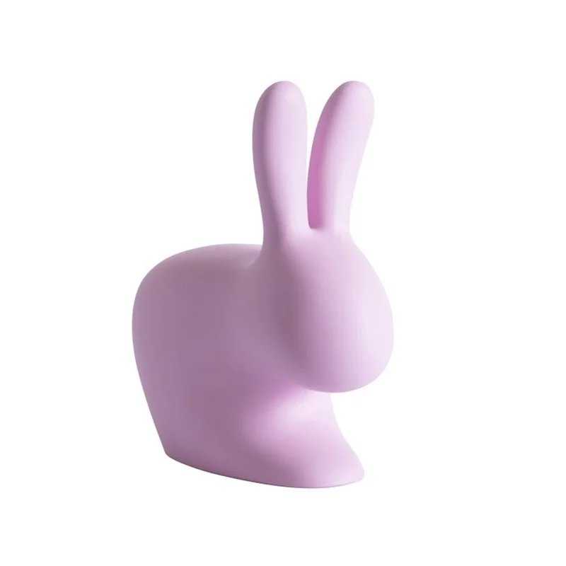 

Creative Abstract Rabbit Chair Stool FRP Art&Craft Stefano Giovannoni Leisure Chair Stool Home Decoration Accessories R1932