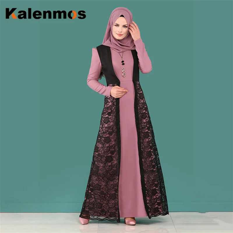 Комплект из двух предметов мусульманское платье Абайи и жилет женское длинное