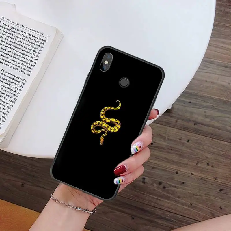 

snake horror animal art design Phone Case For Xiaomi Redmi 7 9t 9se k20 mi8 max3 lite 9 note 8 9s 10 pro Soft Silicone Funda