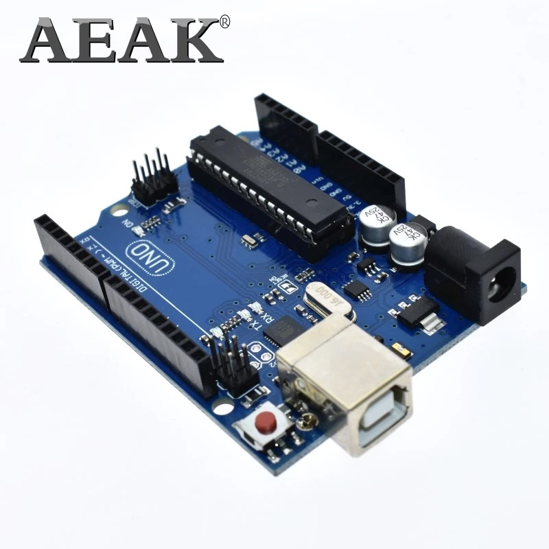 AEAK умная электроника UNO R3 MEGA328P ATMEGA16U2 макетная плата без USB кабеля для arduino Diy стартовый комплект