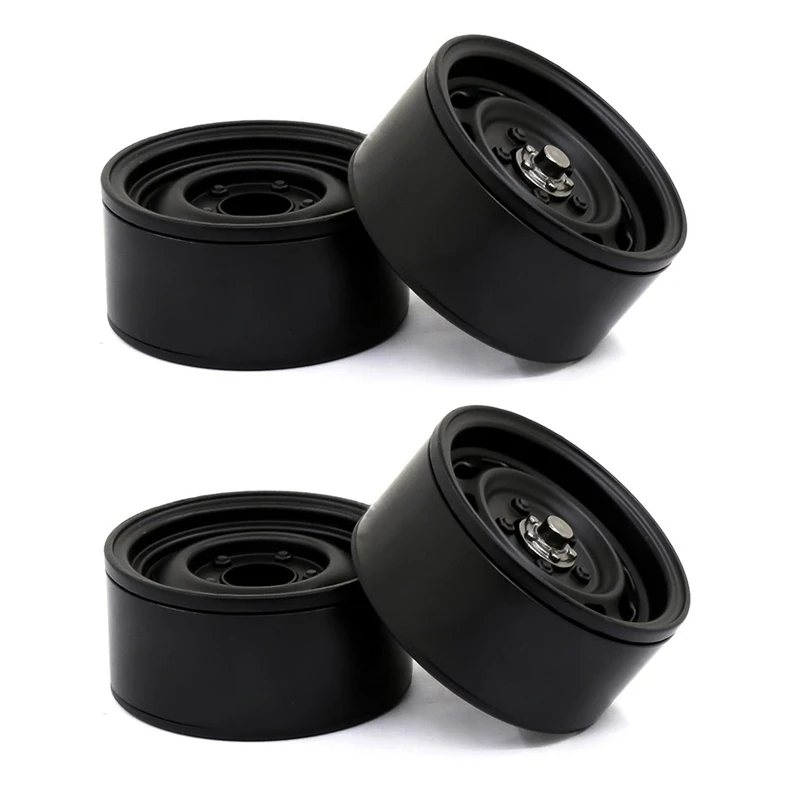 

4Pcs 1.9 Beadlock 12-Holes Wheel Rim Hub for 1/10 RC Crawler Car Axial SCX10 90046 AXI03007 Traxxas TRX4 Redcat