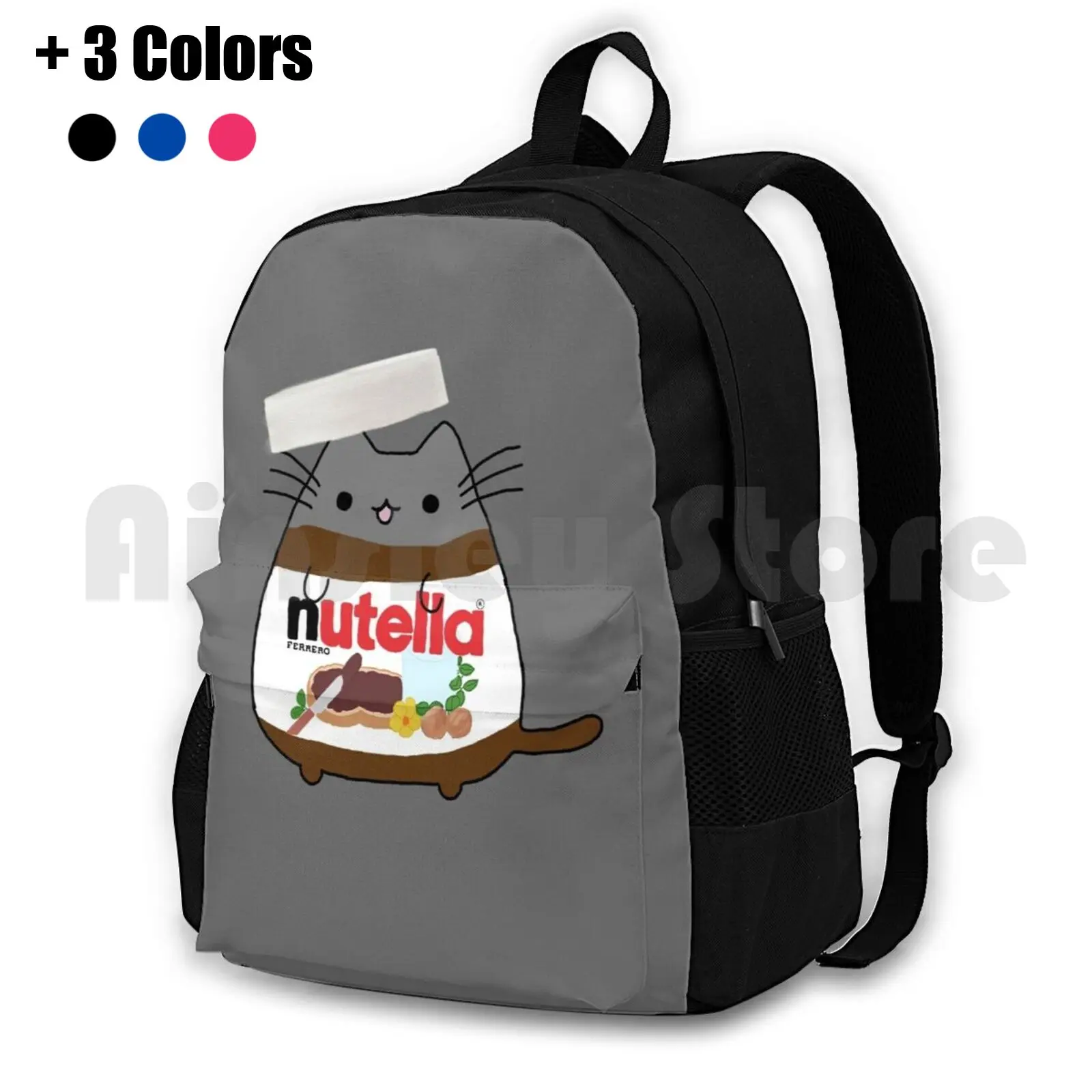

Nutella Cat Outdoor Hiking Backpack Waterproof Camping Travel