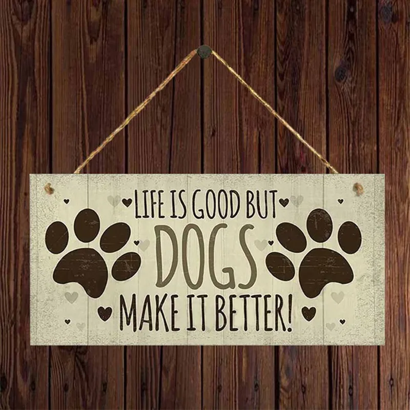 

A For Pet Sign Home Wooden Decoration 1PC Dogs Hanging Plaques Bedroom Funny Gamer Gaming Plaques