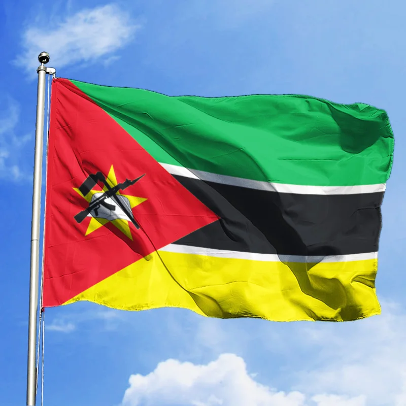 

Mozambique National Flag 90x150cm Hanging polyester fabrics MZ MOZ Mocambique presidential election politic Flag Banner