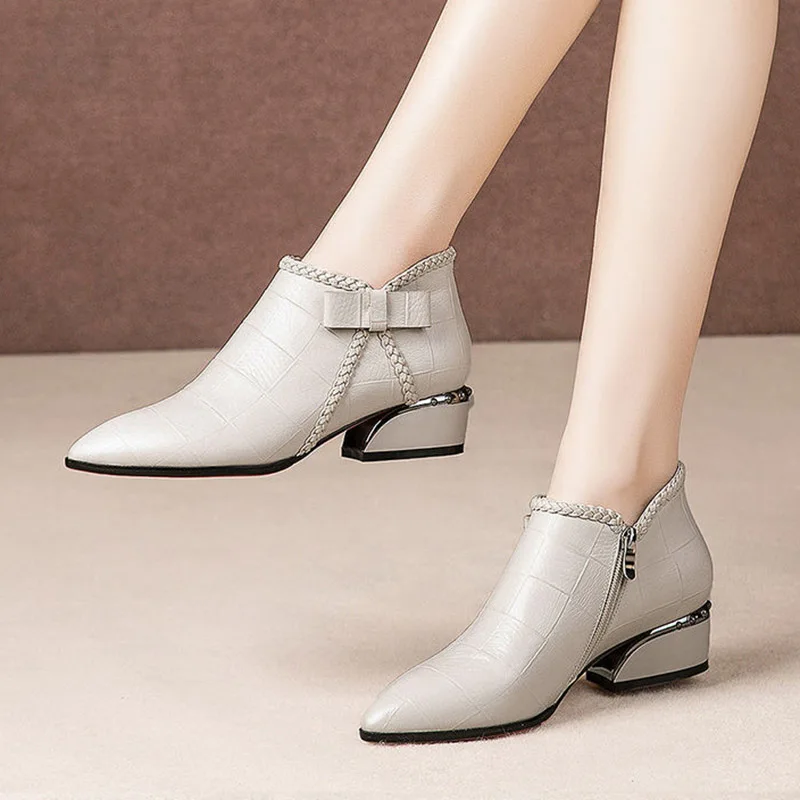 Туфли женские классические с острым носком на каблуке Размеры 35 42|Женские