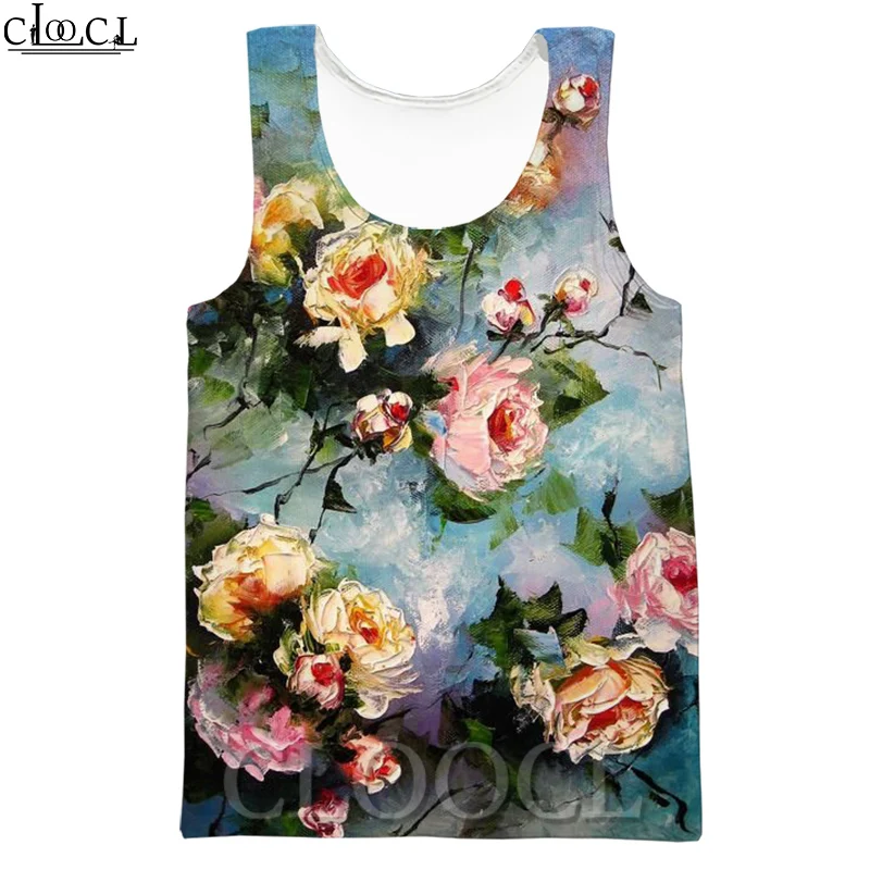 Топы CLOOCL с цветочным рисунком для мужчин и женщин Новая модная женская