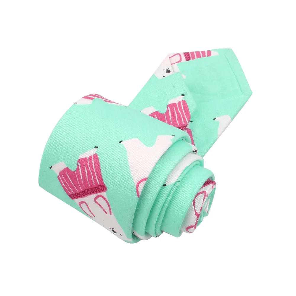 Хлопковые мужские галстуки забавный модный мультяшный галстук для мужчин и