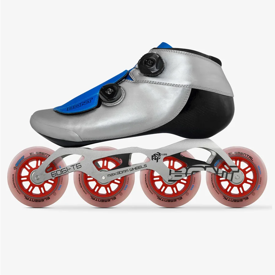 Оригинальные роликовые коньки Bont BOA Speed с самоблокировкой рама из стекловолокна