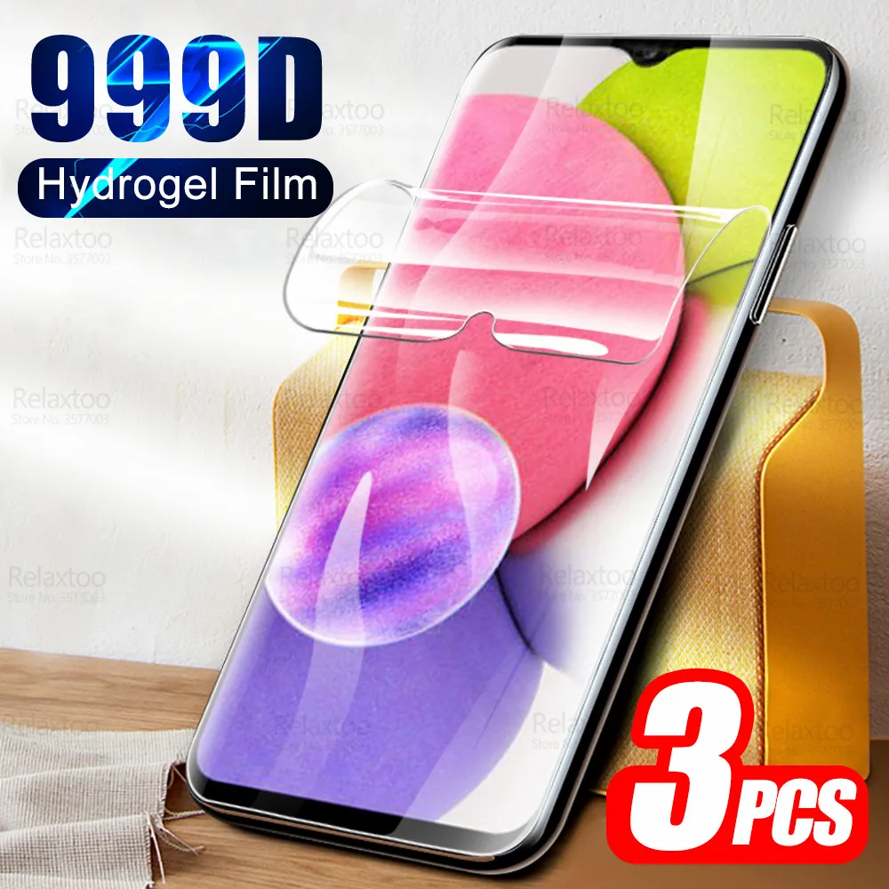 

3pcs Hydrogel Protective Film For Samsung Galaxy A03s A03 Core Sumsung A 03s 03 s A03Core Safety Soft Screen Protector Not Glass