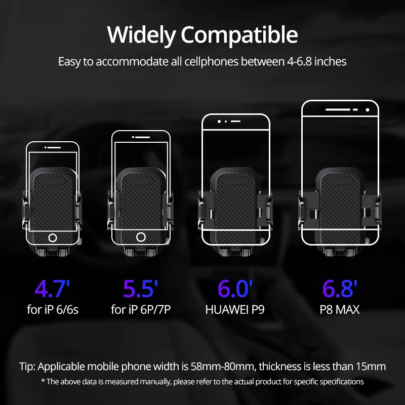 

SeynLi Car Phone Holder Dashboard Suction For For iPhone 12 11 Pro Max X XR 7 8 Plus Xiaomi Redmi Note 8 9 GPS Mount Sucker Clip