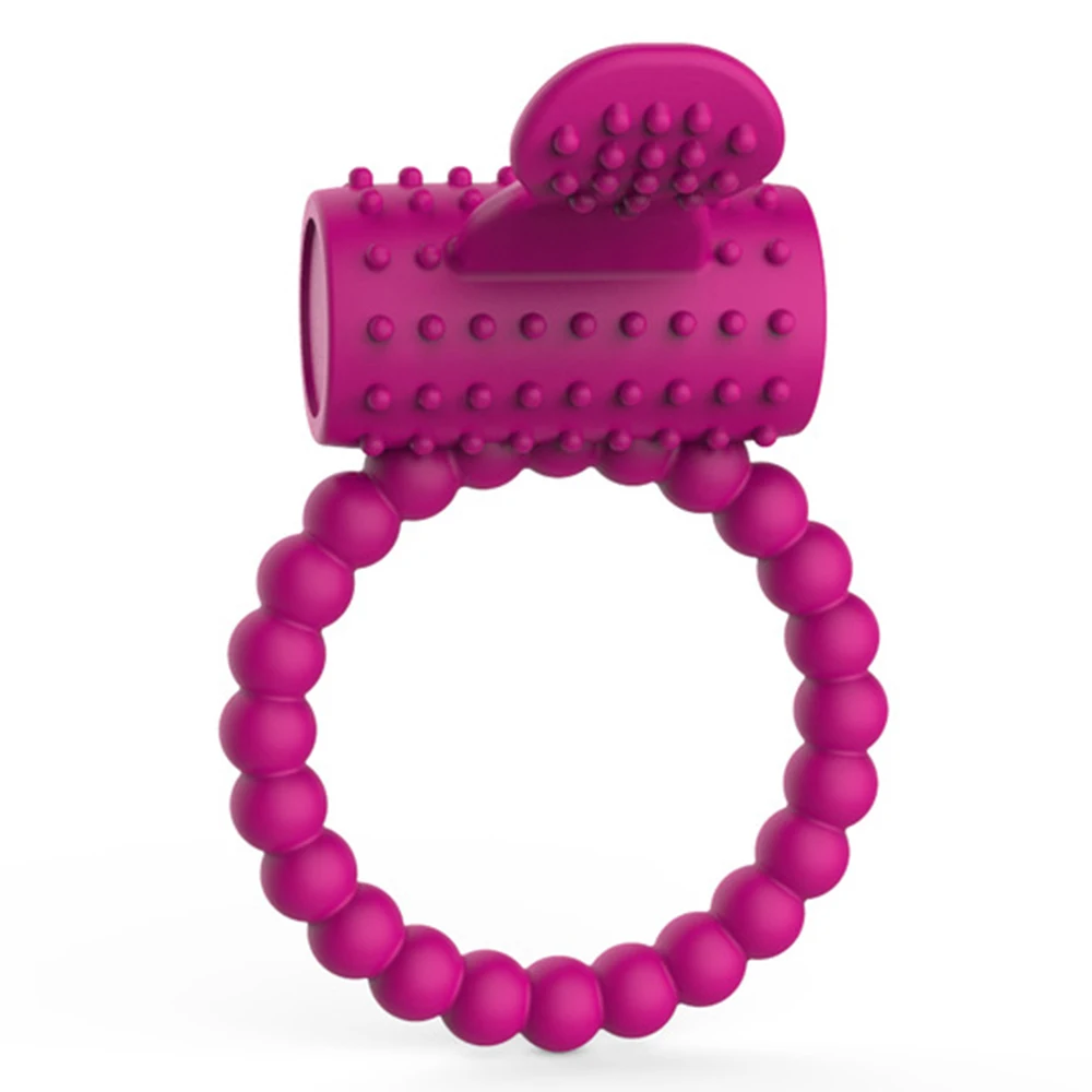 Силиконовое кольцо на пенис с вибрацией и задержкой эякуляции для пениса