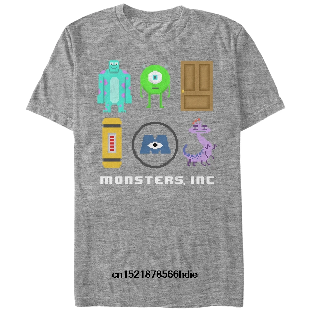 

2020 funny t shirt men novelty tshirt Monsters U Pixel Squad T-Shirt